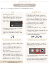 Lade das Bild in den Galerie-Viewer, Freebie - Instagram Story Sticker 'Guten Morgen & Kaffee' Brush Basic weiß & schwarz digital png