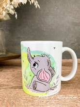 Lade das Bild in den Galerie-Viewer, Elefant mit farbigen Hintergrund - 330ml