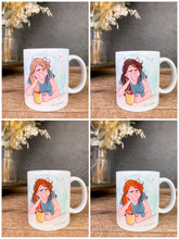 Lade das Bild in den Galerie-Viewer, Du möchtest die Frau mit deinem Namen oder Wunsch-Spruch?- Haarfarbe wählbar