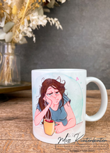 Lade das Bild in den Galerie-Viewer, Wie ich meinen Kaffee am liebsten trinke? In Ruhe! -  Haarfarbe wählbar
