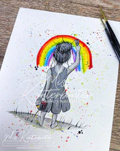 Lade das Bild in den Galerie-Viewer, Boss Tasse - Regenbogen Mädchen - 330ml
